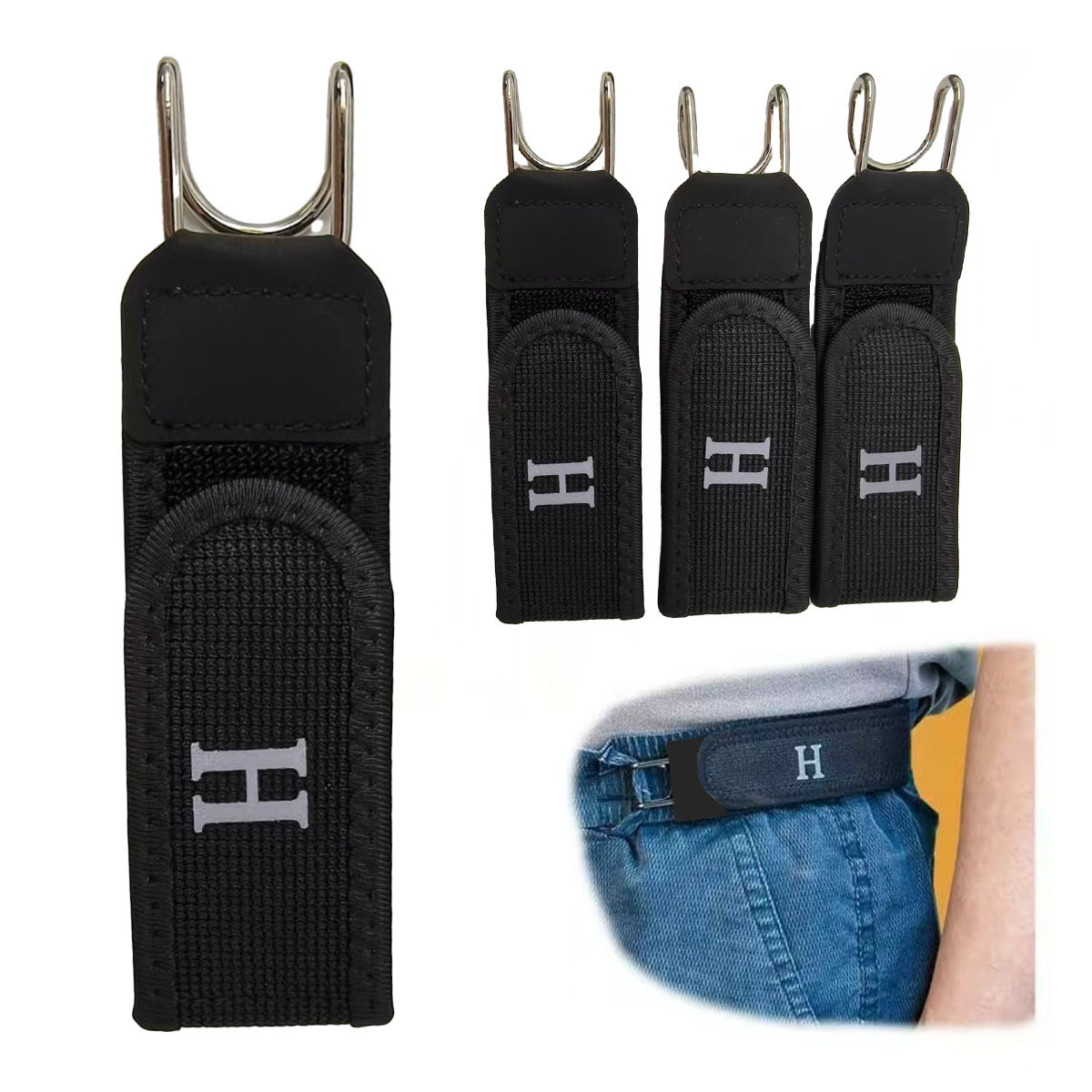 Mini Workshop Tools - 4 stuks elastische gereedschapsriem zonder gesp,