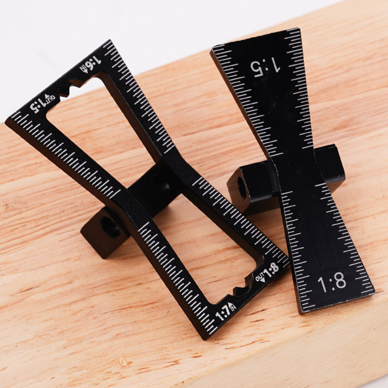 Dovetail Marking Guide - 2 stuks zwaluwstaartmarkeringsgeleider, zwaluwstaartmarkeringsmal Nauwkeurig houten
