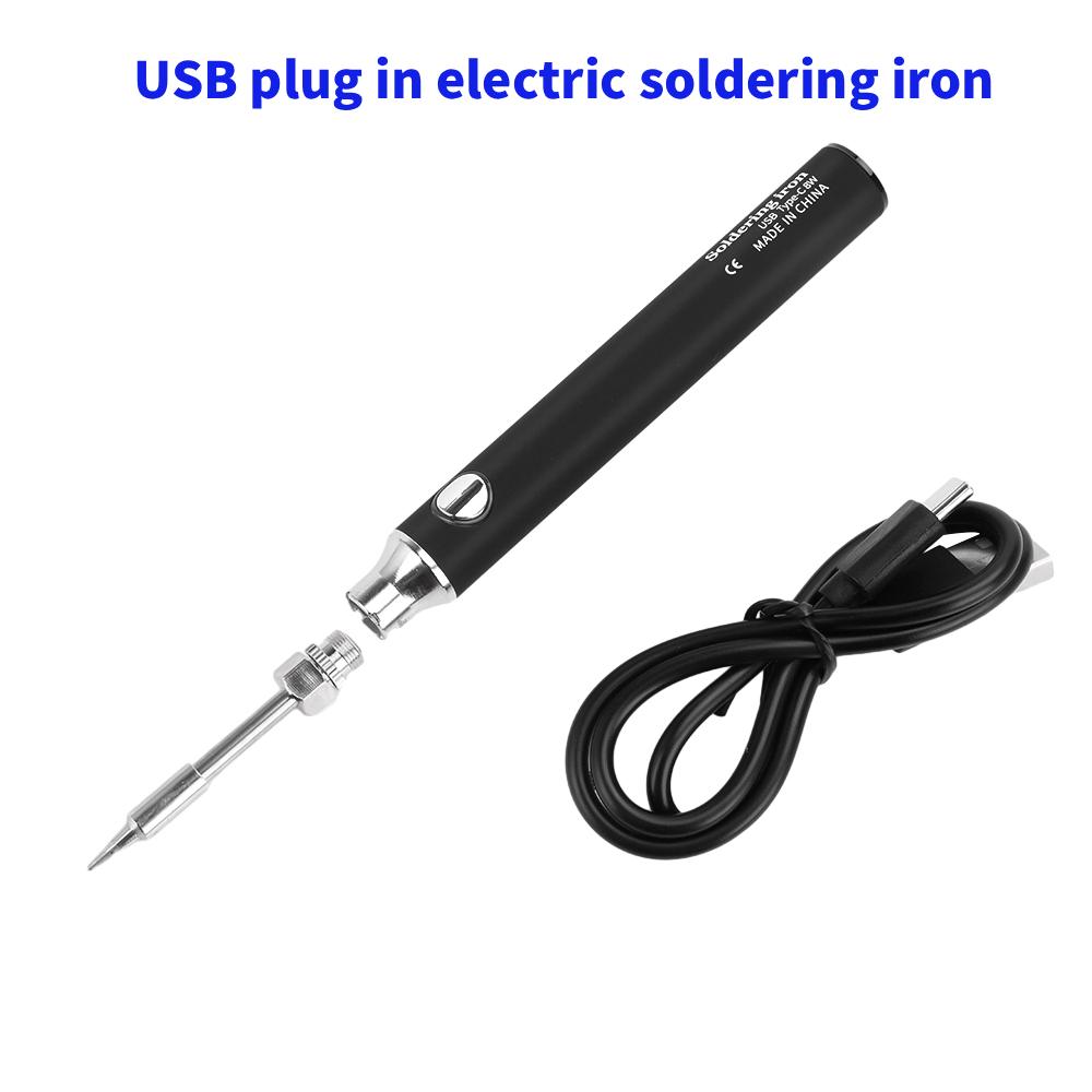 Tools For Electronic Workshop - Mini USB Type-C soldeerbout 3 versnellingen,