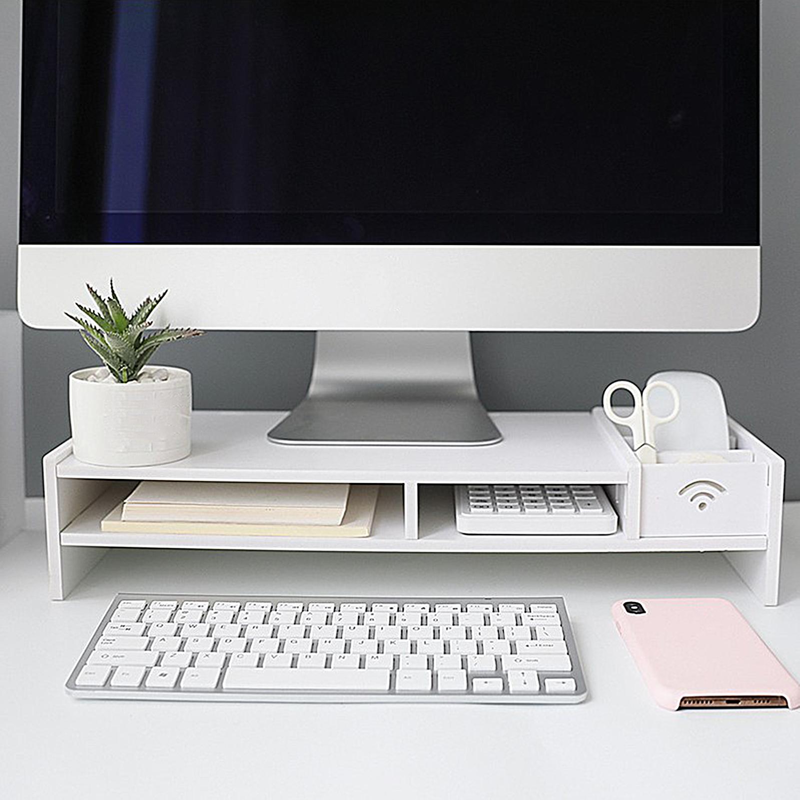 Workshop Tools Shelf - Kantoororganisatie Monitor Riser 3-laags bureau-organizer Plank