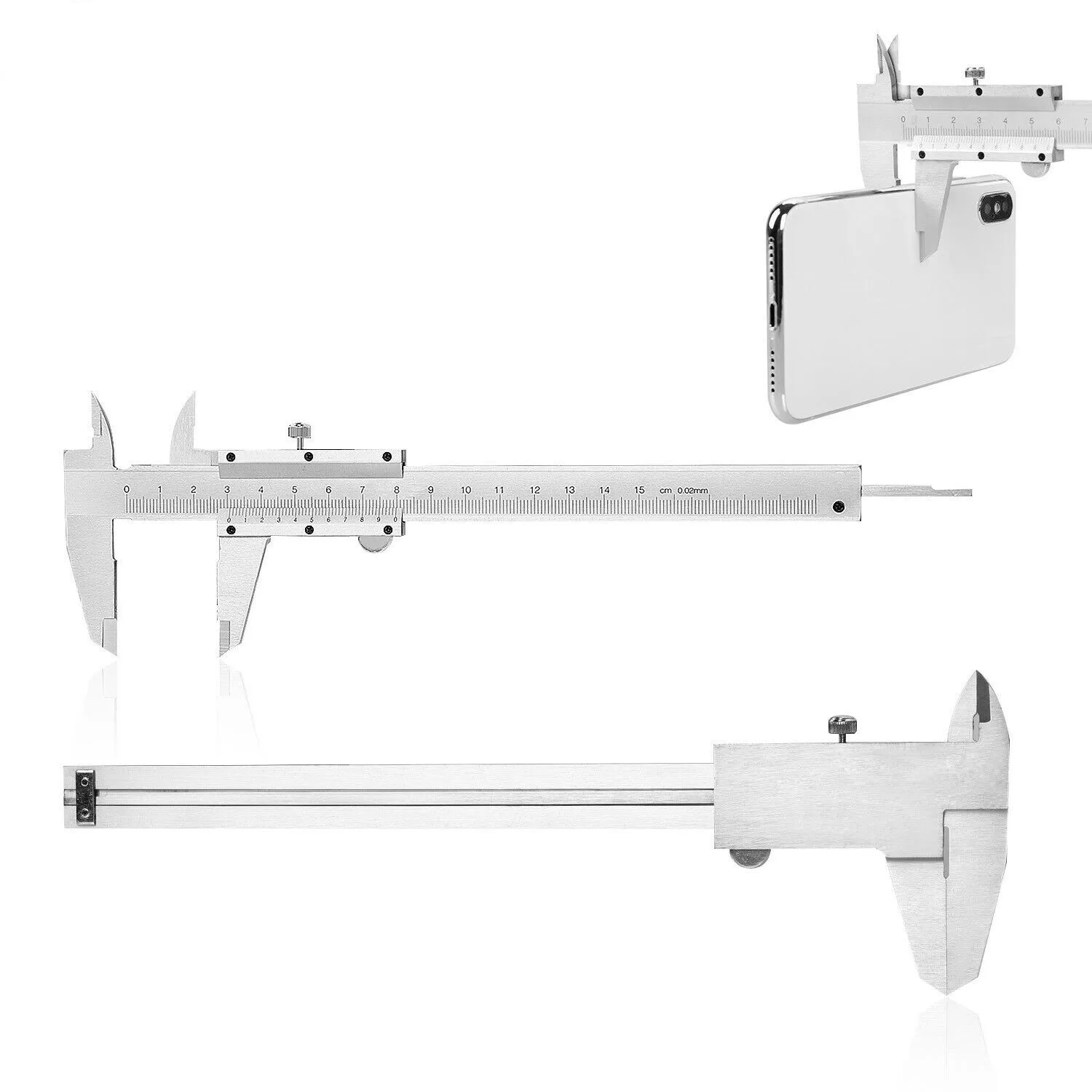 Workshop Tools In Engineering - 0-150mm Schuifmaat 0,02mm Nauwkeurigheid Koolstofstaal Meetinstrument