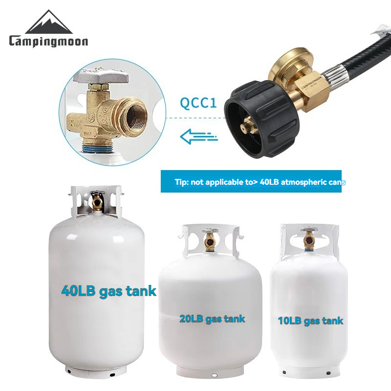 Tools Qcc - CAMPINGMOON PZ-106 QCC naar propaan verlengbuis