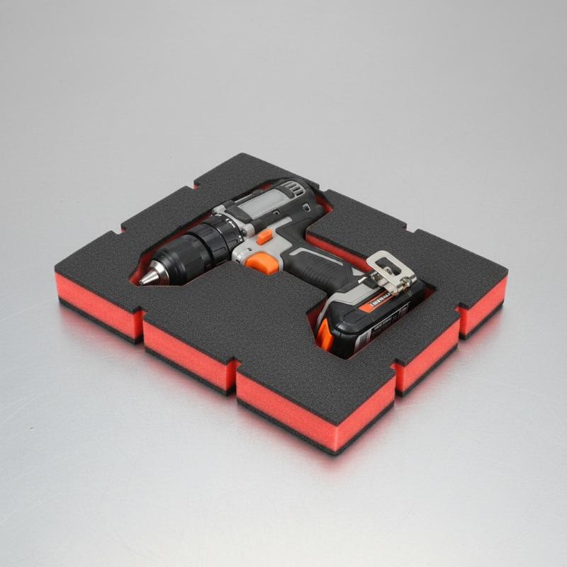 Tools Workshops - 1 Stuks Rood Zwart Schokbestendig Schuim