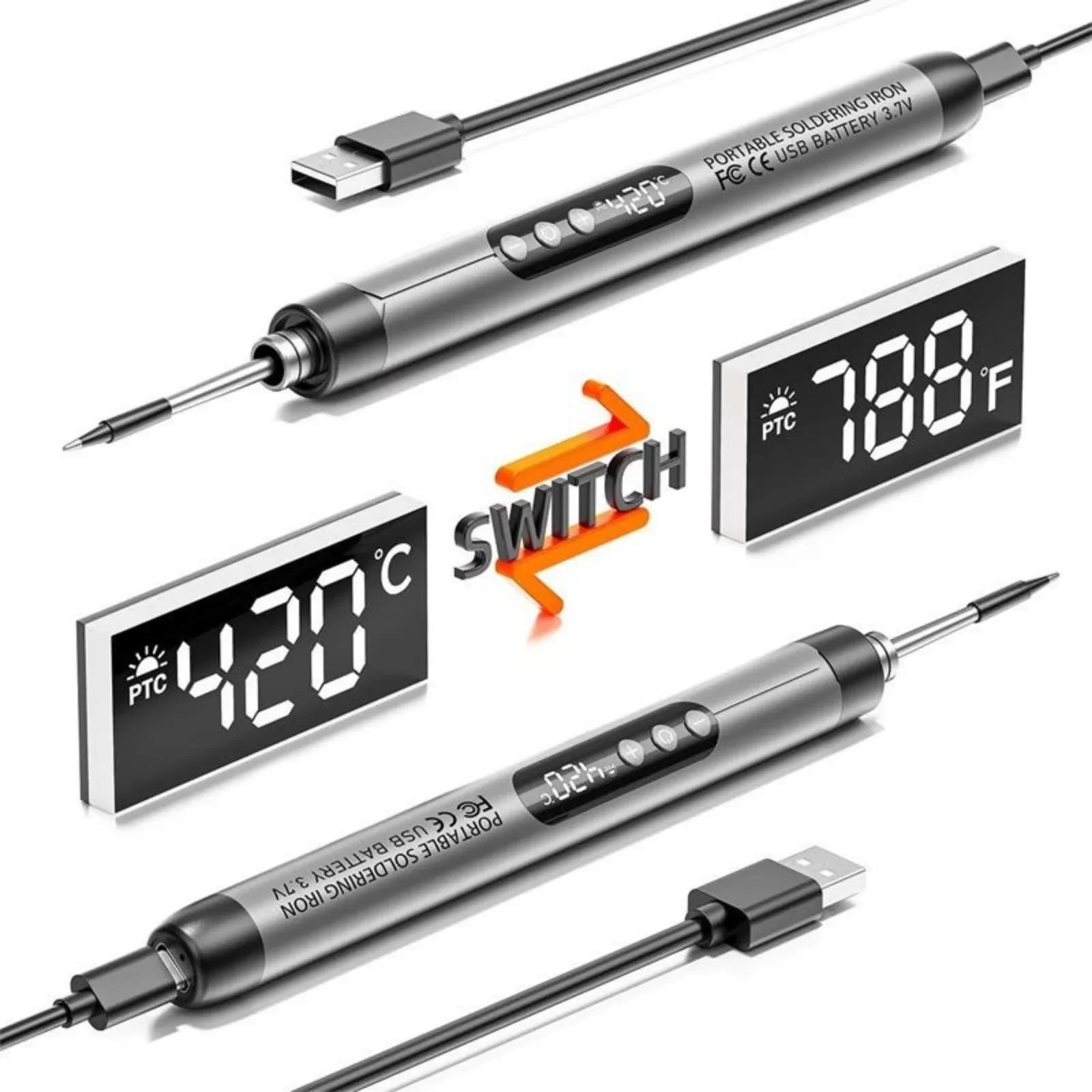 Precisie oplaadbare mini-solde - Tools For Electronic Workshop recensie en prijs