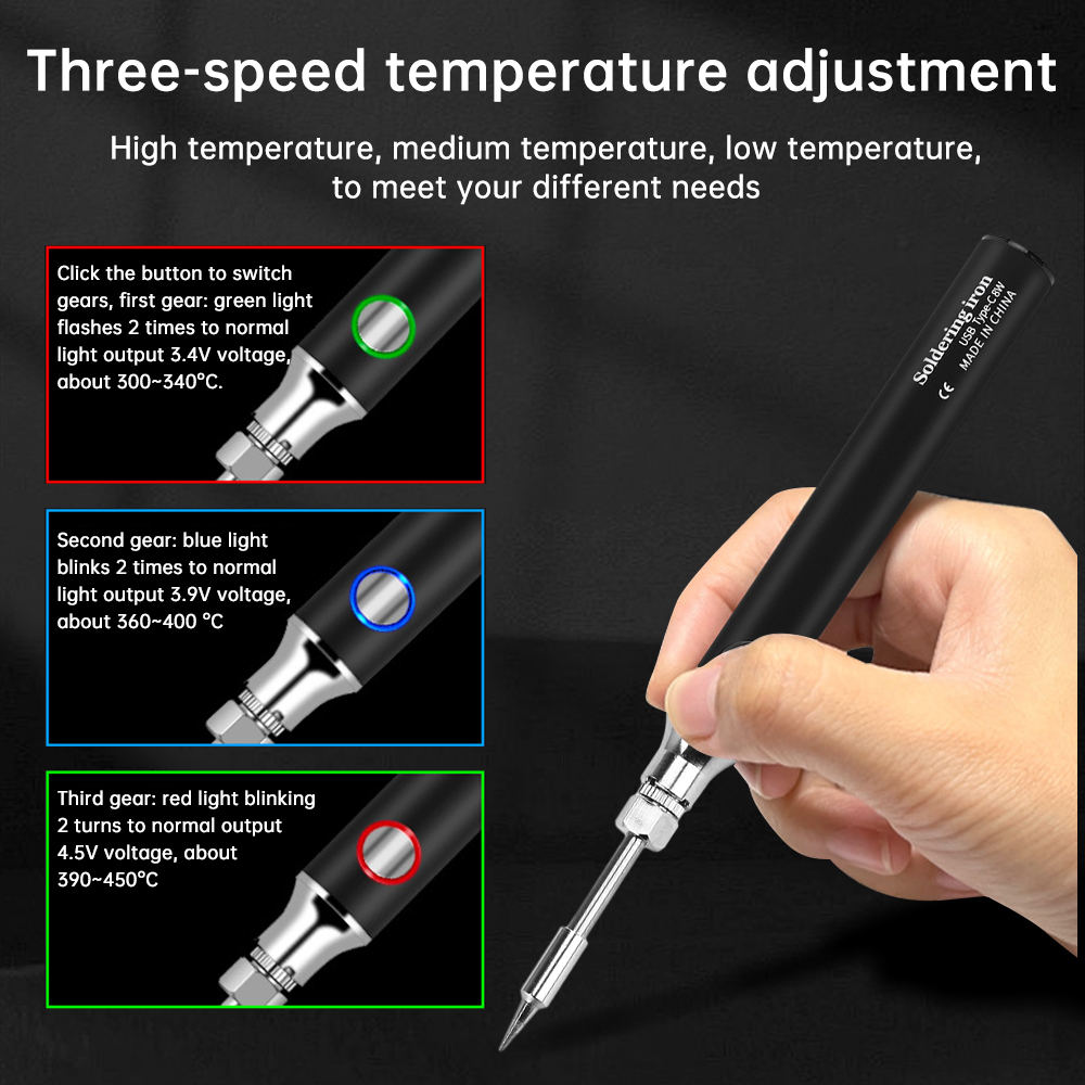 Mini USB Type-C soldeerbout 3  - Tools For Electronic Workshop recensie en prijs
