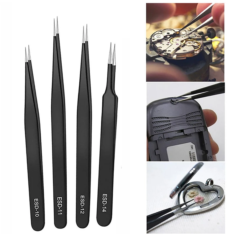 Precisie-pincettenset ESD anti - Tools For Electronic Workshop recensie en prijs