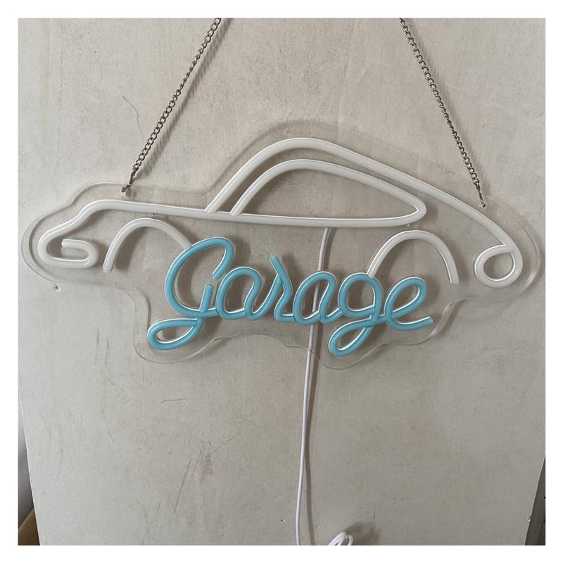 Garage Neon Sign LED-licht dim - Workshop Tools Wallpaper recensie en prijs