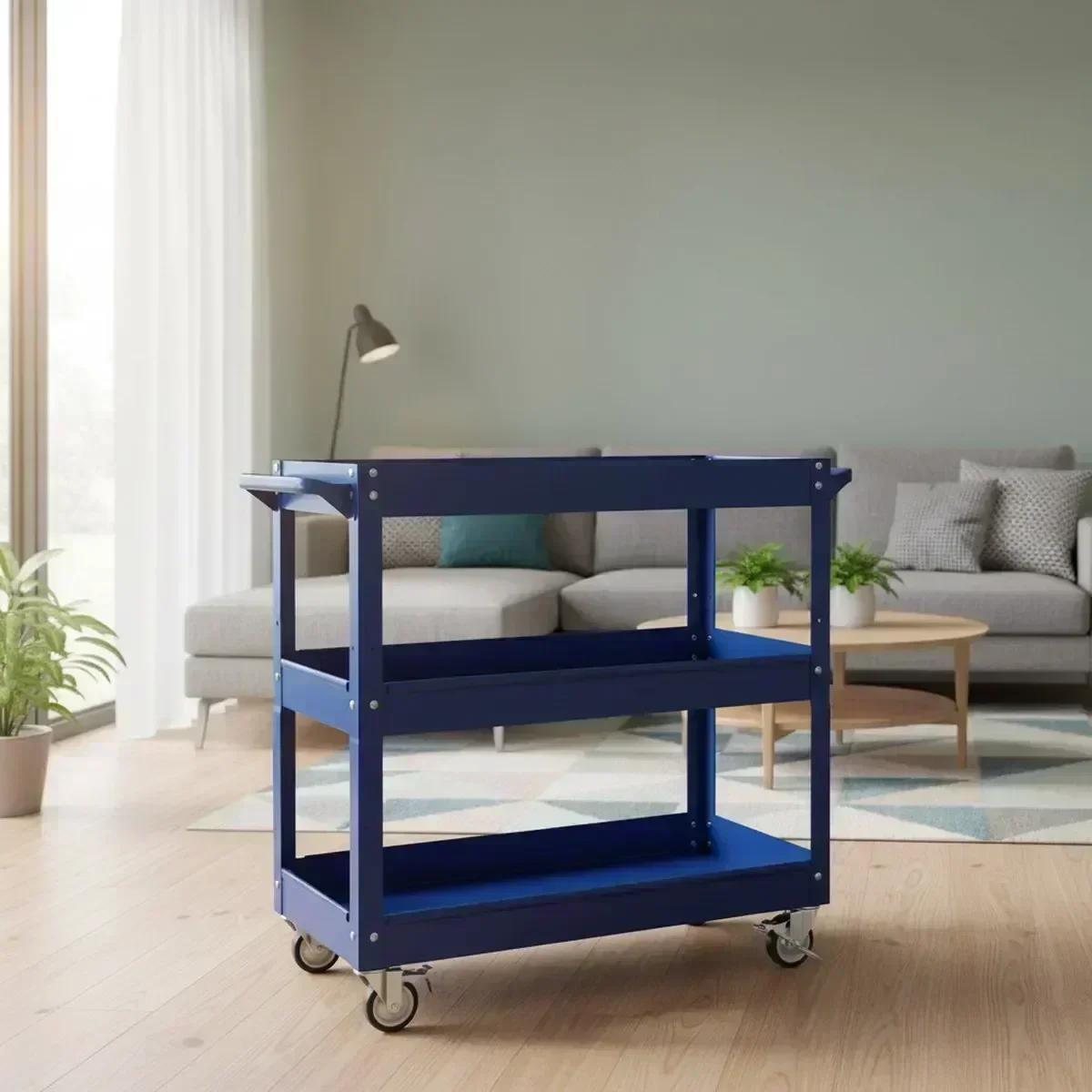 3-laags gereedschapswagen met  - Workshop Tools Shelf recensie en prijs
