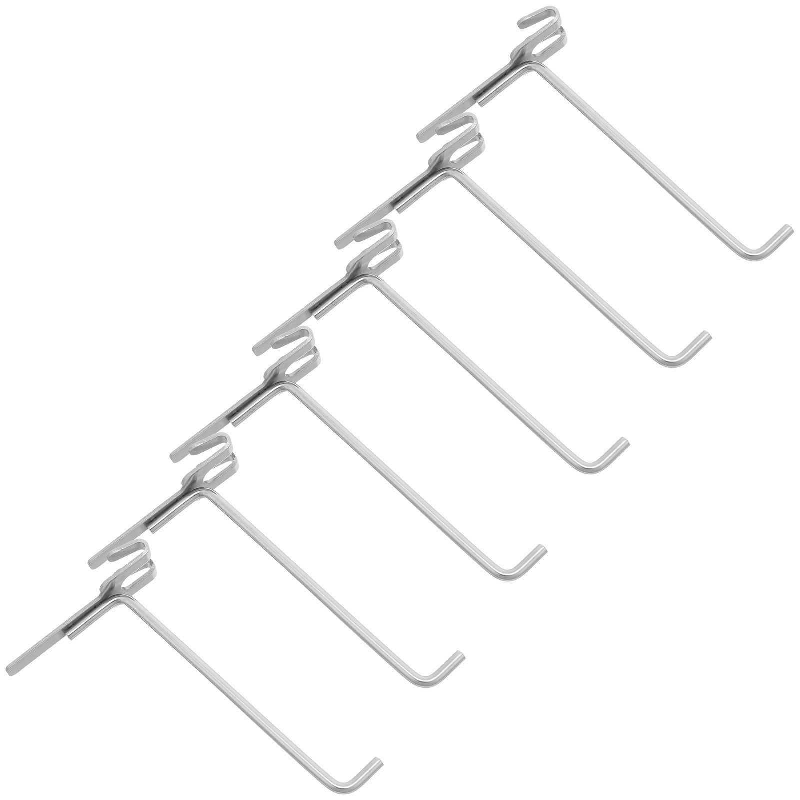 6 stuks roestvrijstalen pegboa - Workshop Tools Shelf recensie en prijs