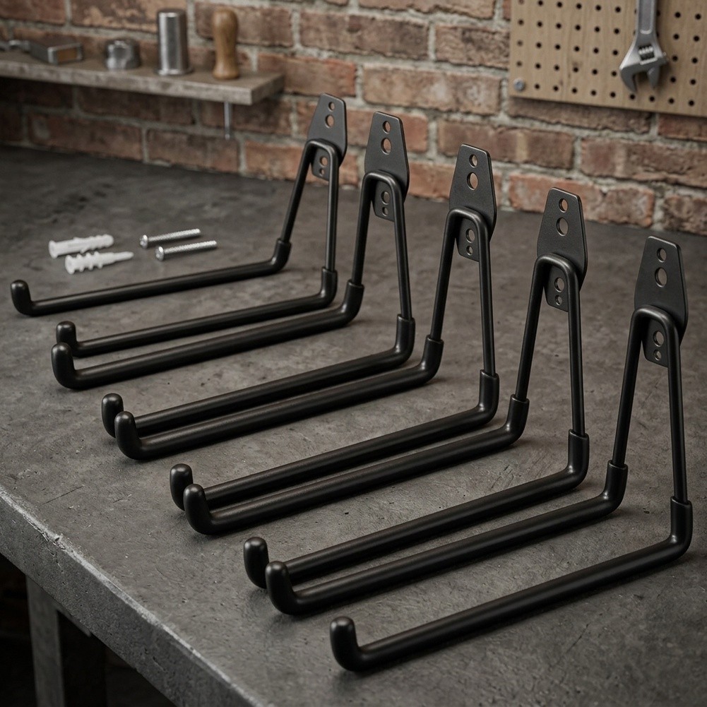 Zwarte 7,7 inch stalen wandhak - Workshop Tools Hanging recensie en prijs