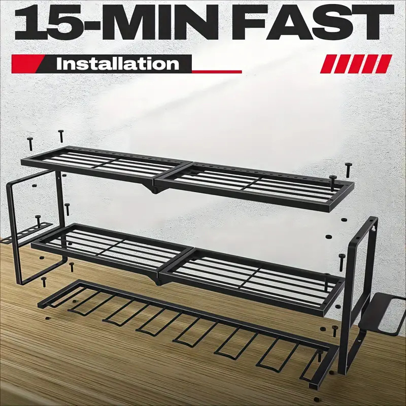 Multifunctionele wandgereedsch - Workshop Tools Shelf recensie en prijs